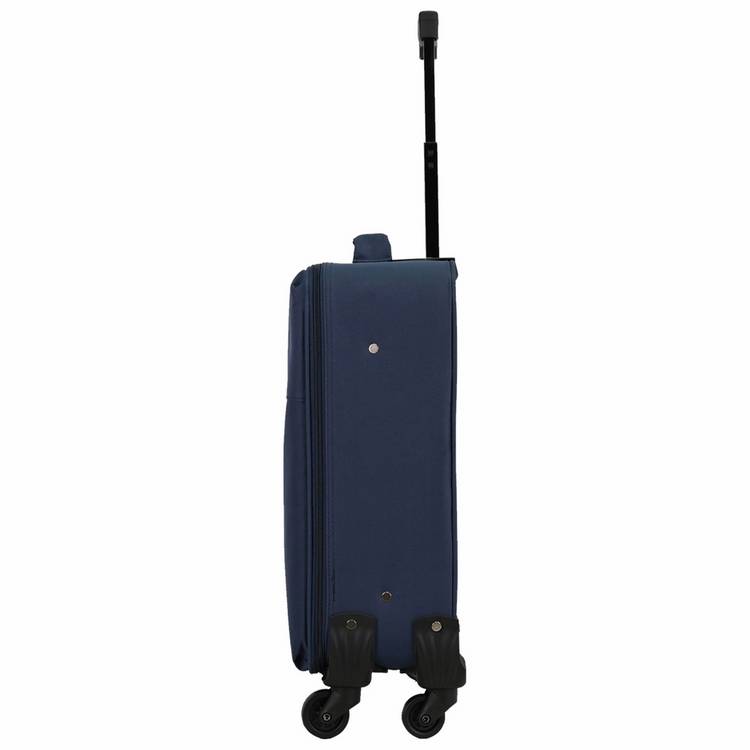 Featherstone 4 wheel soft cabin suitcase navy (British brand)
