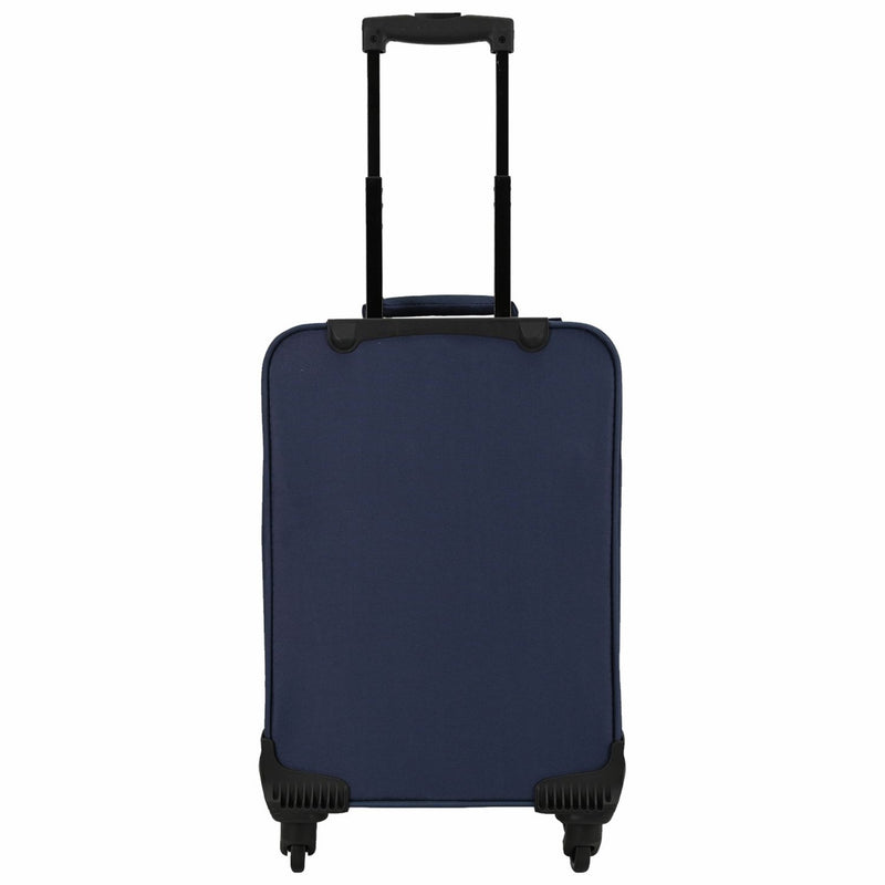 Featherstone 4 wheel soft cabin suitcase navy (British brand)
