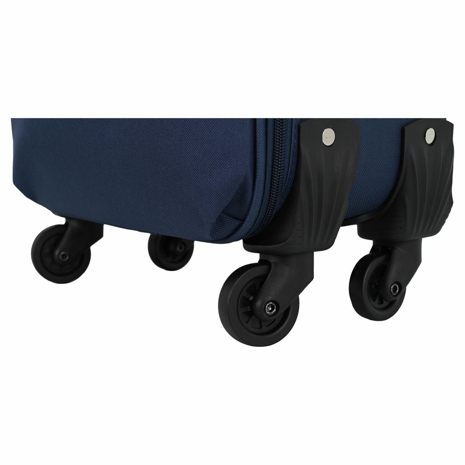 Featherstone 4 wheel soft cabin suitcase navy (British brand)