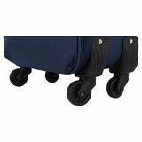 Featherstone 4 wheel soft cabin suitcase navy (British brand)