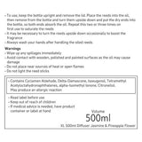 Habitat reed diffuser 500ml Jasmine and Pineapple Flower (British brand)