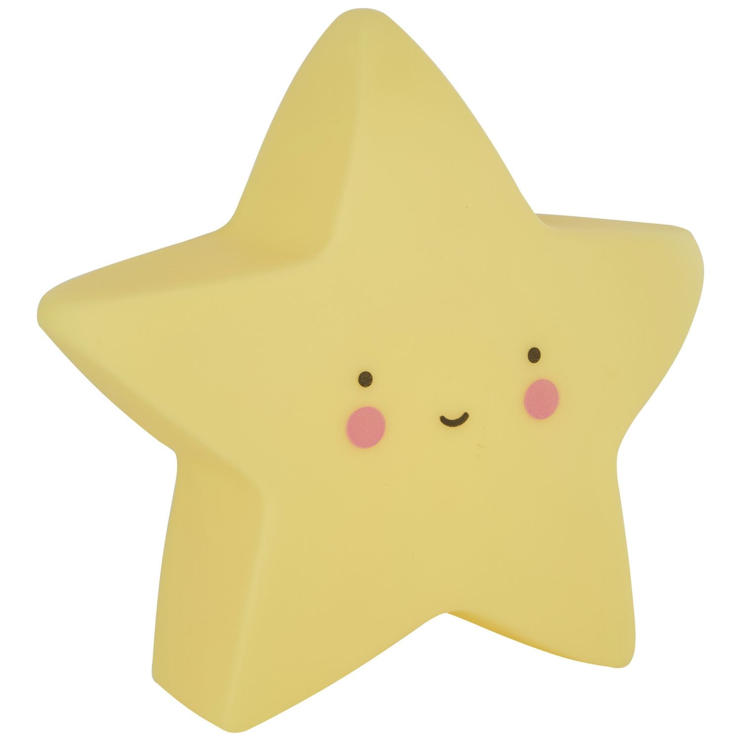 Searchlight star-shaped battery powered night light yellow - British product
