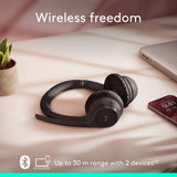 Logitech Zone 300 wireless PC headset black, imported from the UK