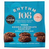 Rhythm 108 Swiss Vegan Double Chocolate Hazelnut Biscuit Share Bag   135g GOODS M&S   