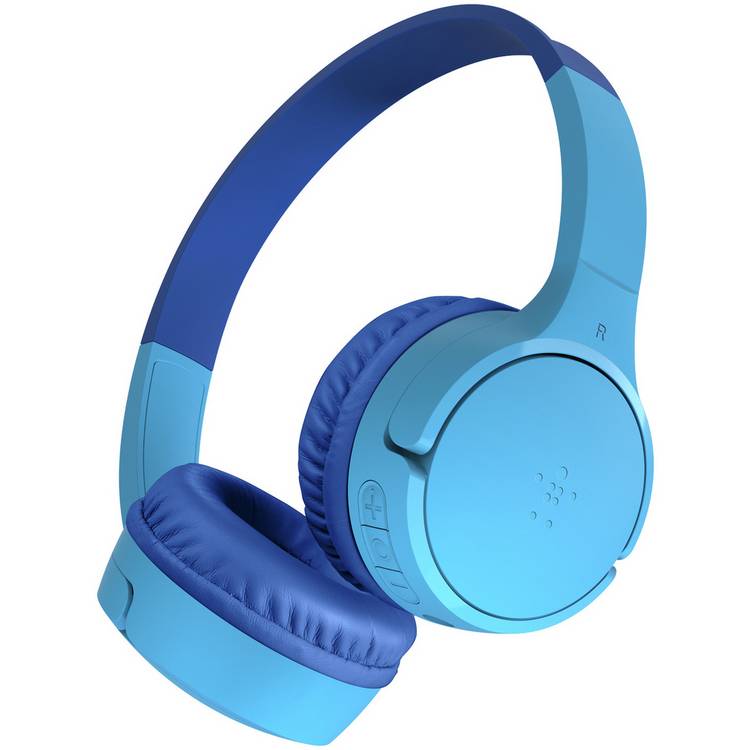 Belkin SoundForm Mini kids on-ear wireless headphones blue (British brand)