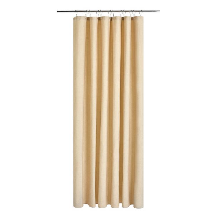 Argos Home shower curtain beige 180x180cm - British product