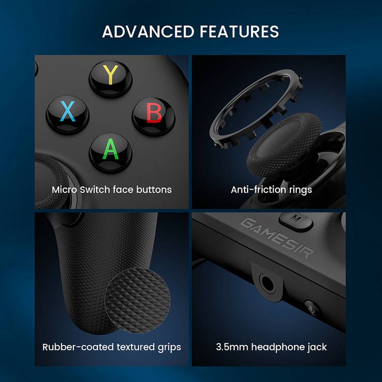 GameSir G7 HE wired controller black - British product