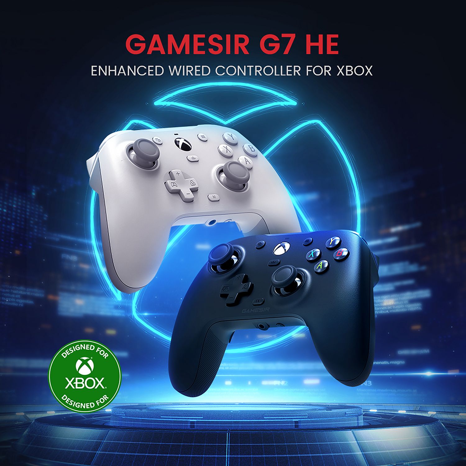 GameSir G7 HE wired controller black - British product