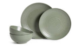 Habitat Textured Ripple 12 Piece Stoneware Dinner Set - Sage GOODS Argos