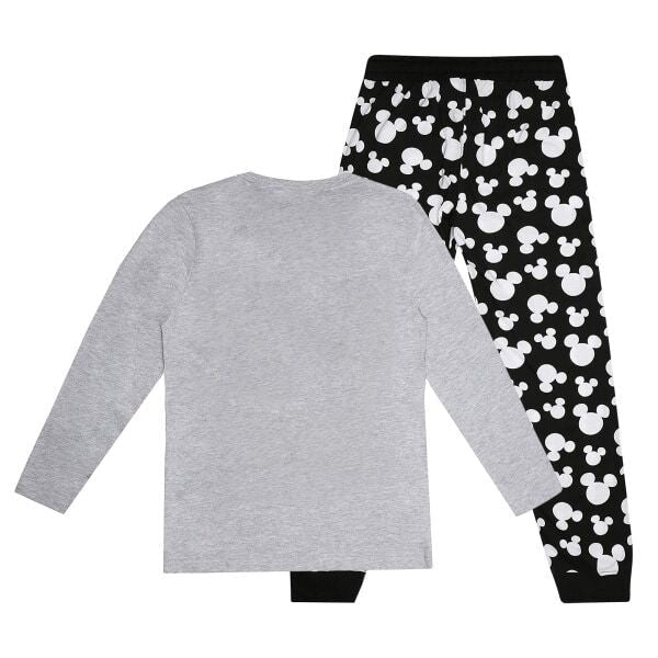 Disney Womens Mickey Mouse Wink Long Pyjama Set (S) GOODS Superdrug   