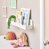 Habitat kids scalloped bookcase white H12xW60xD12cm - British product