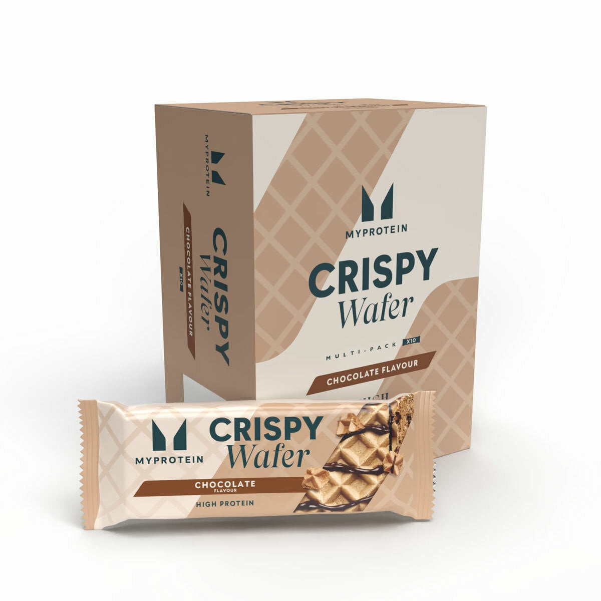 My Protein chocolate wafer bar 10 x 42g, imported from the UK