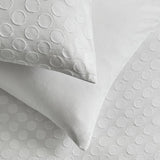 Habitat cotton clipped dot white bedding set double, UK version