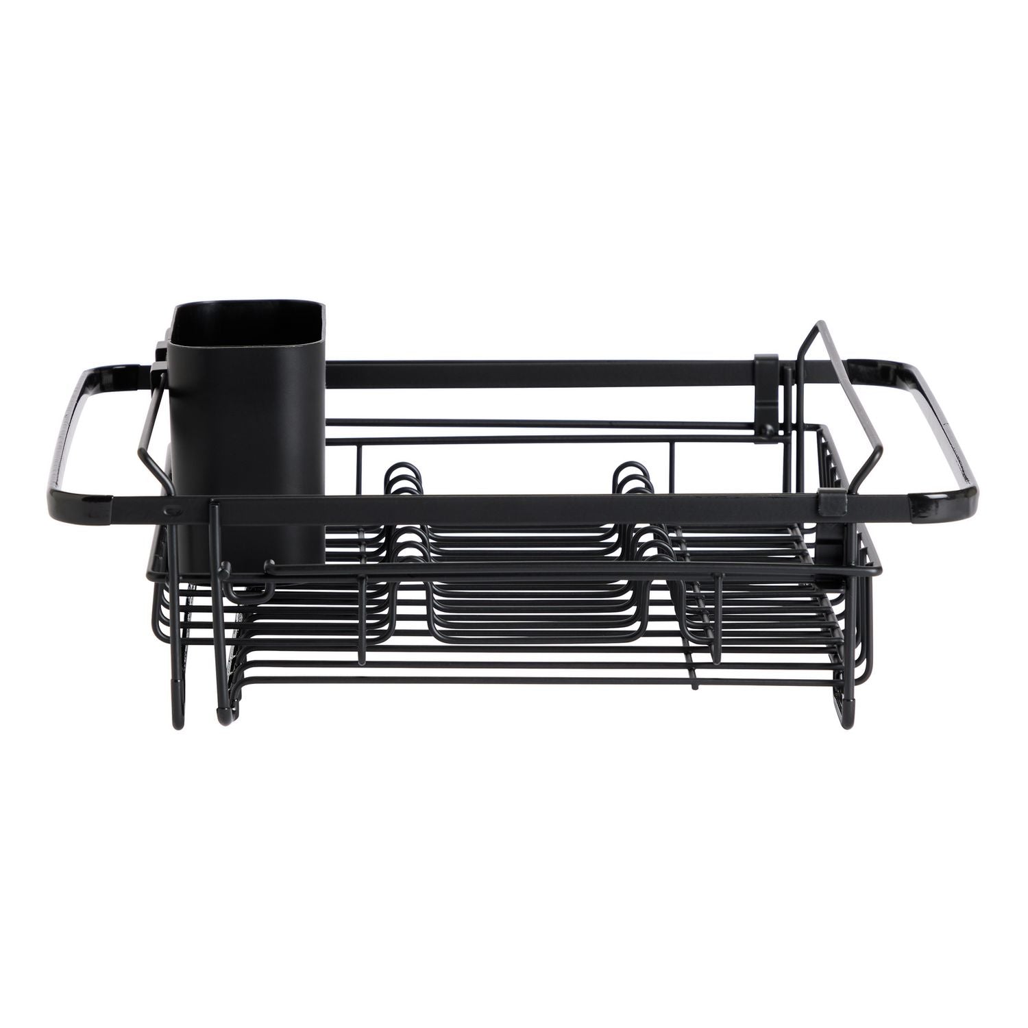 Argos Home extendable dish drainer black powder coated steel, UK version