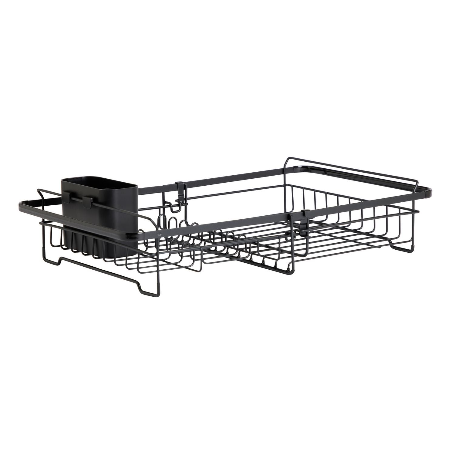 Argos Home extendable dish drainer black powder coated steel, UK version