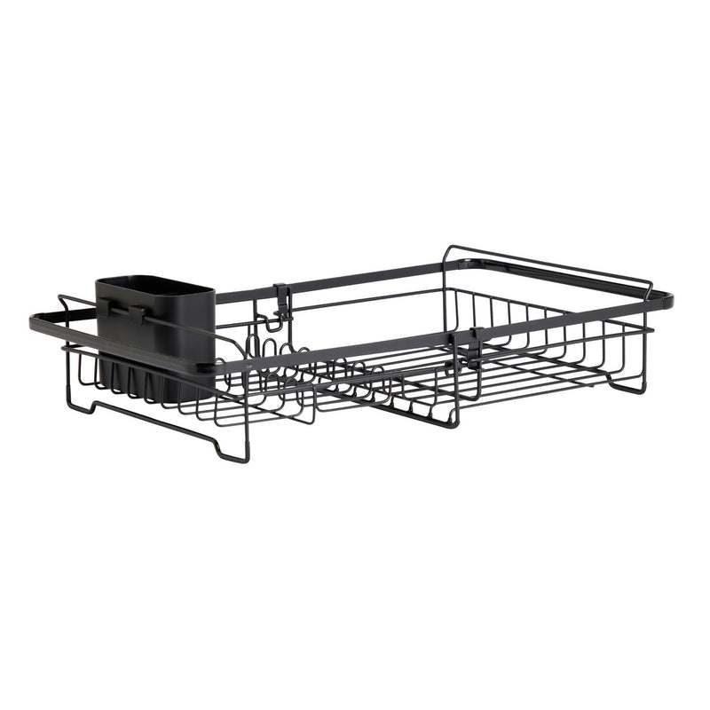 Argos Home extendable dish drainer black powder coated steel, UK version