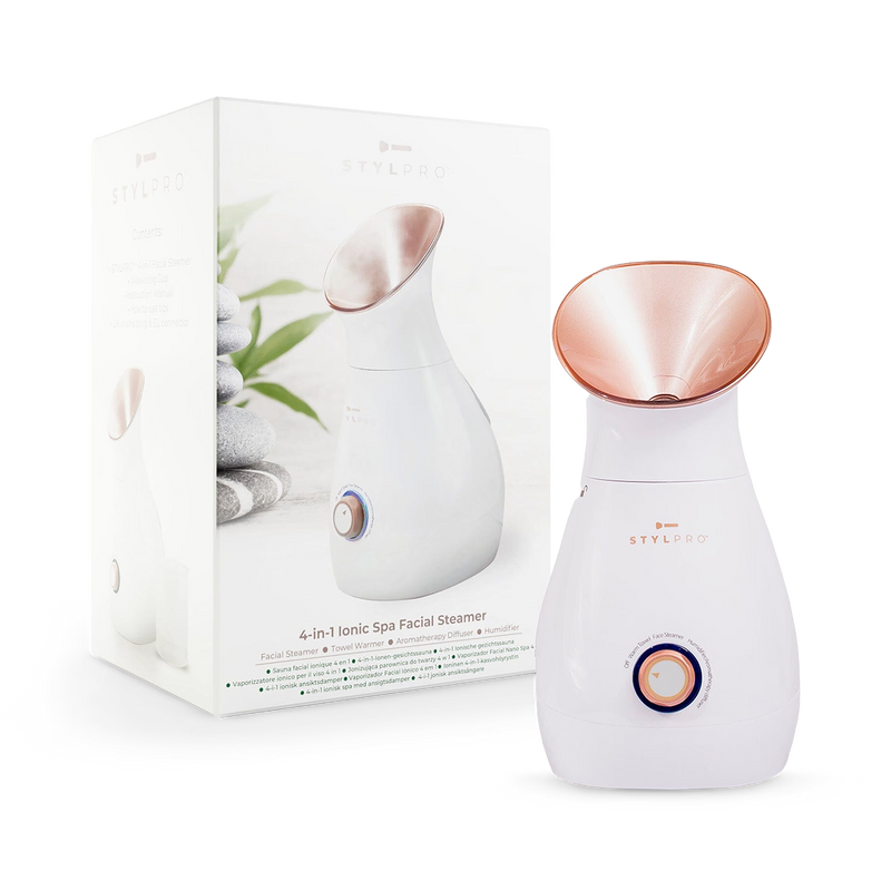 Stylpro 4-in-1 facial steamer rose gold, UK version