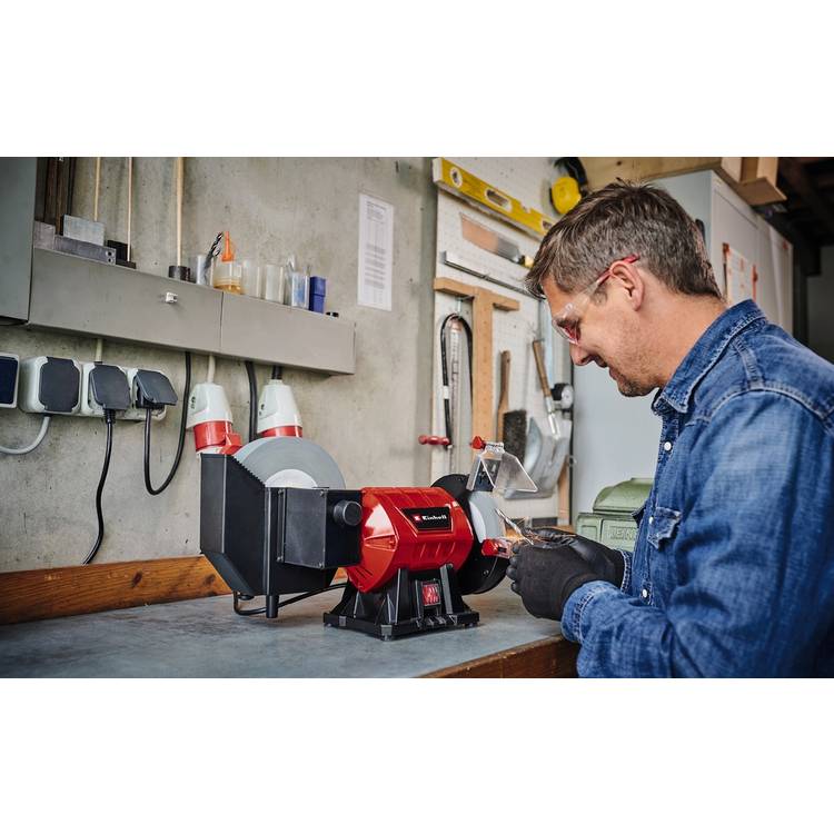 Einhell TC-WD 200150 wet dry bench grinder 200mm wheels (British brand)