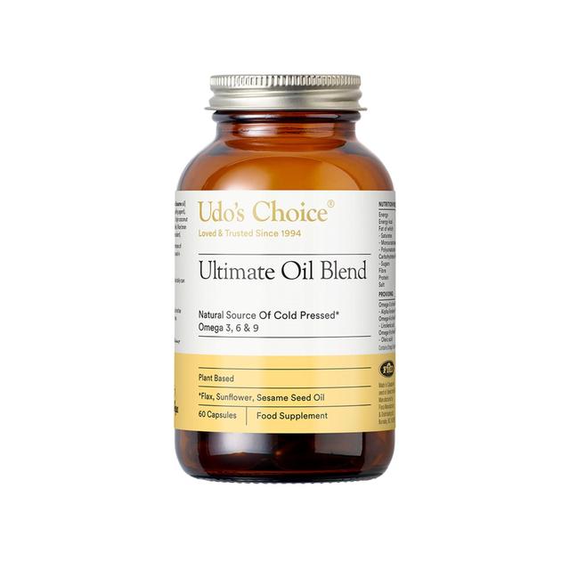 Udo's Choice Ultimate Oil Blend Omega 3 & 6 Capsules 1000mg    60 per pack GOODS M&S   