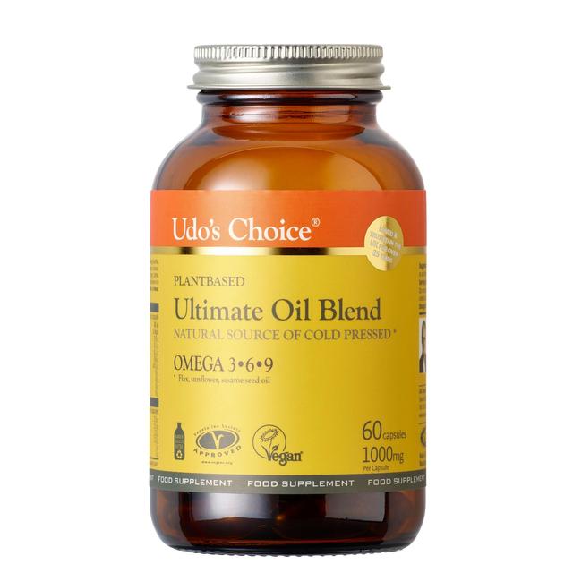 Udo's Choice Ultimate Oil Blend Omega 3 & 6 Capsules 1000mg    60 per pack