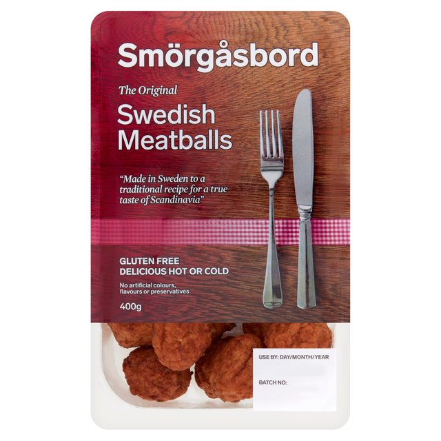 Smorgasbord Swedish Meatballs Family Pack   400g