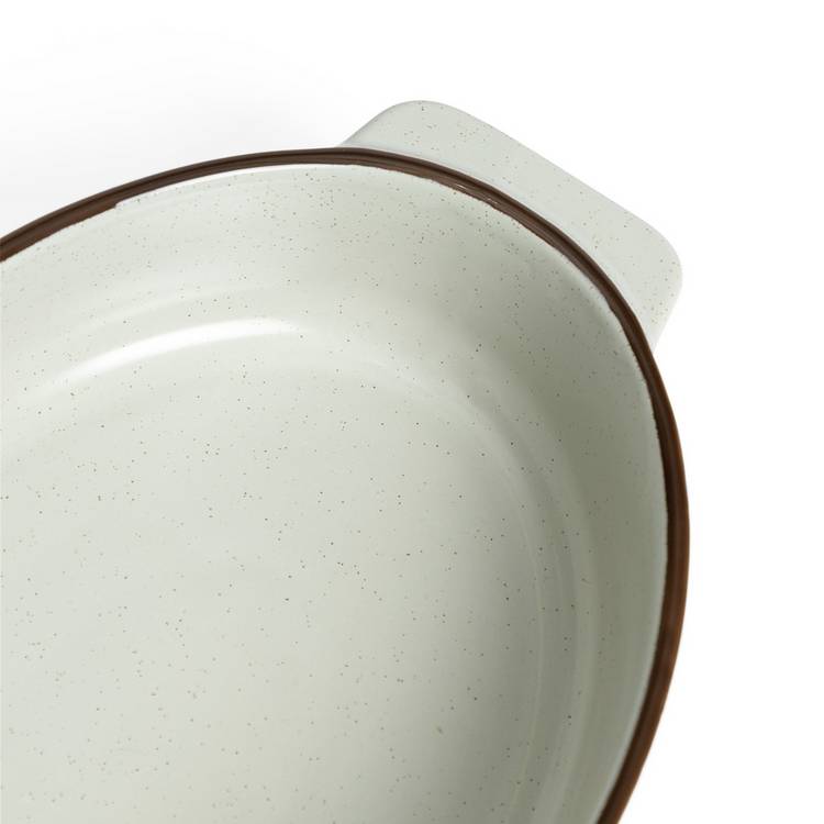 Habitat Speckle ceramic oval roaster 29cm - British product