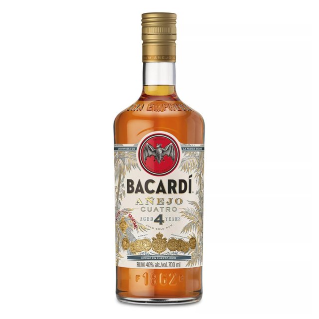 Bacardi Anjeo 4 Year Old Premium Aged Rum   70cl