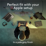 Logitech MX Keys S Mac wireless keyboard in grey, UK version