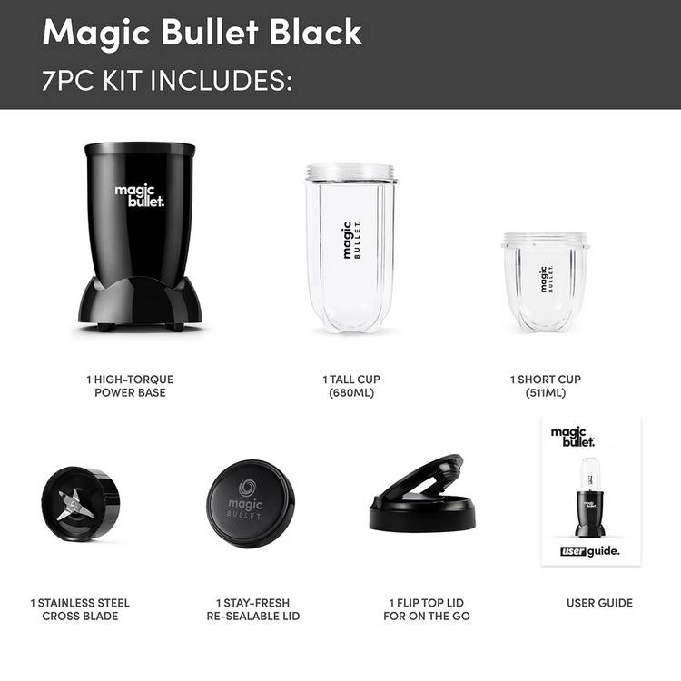nutribullet Magic Bullet Deluxe blender 6-piece kit (British brand)
