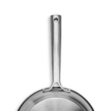 Habitat 5 piece brushed stainless steel pan set (British brand)