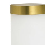 Argos Home Aspley opal glass wall light brass finish - British product