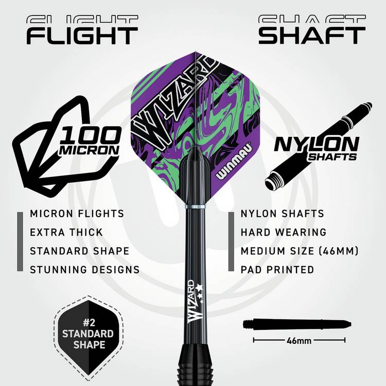 Winmau Simon Whitlock 24g brass darts, imported from the UK