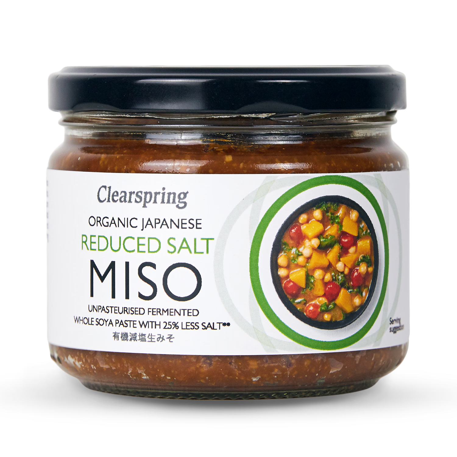 Clearspring organic reduced salt miso 270g (British brand)
