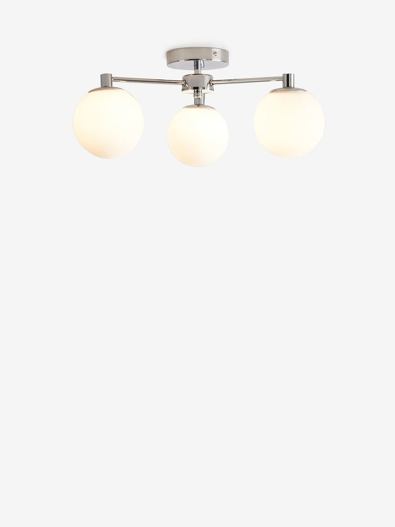 Gold Pasadena 3 Light Flush Ceiling Light