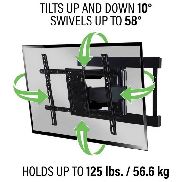 Sanus Super Slim TV wall bracket 40-90 inch - British product