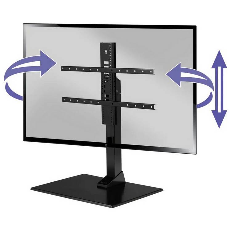 Sanus swivel TV stand 40-86 inch black, imported from the UK