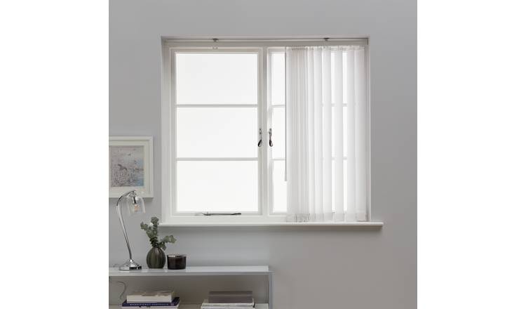 Argos Home white vertical blind 90cm (British brand)