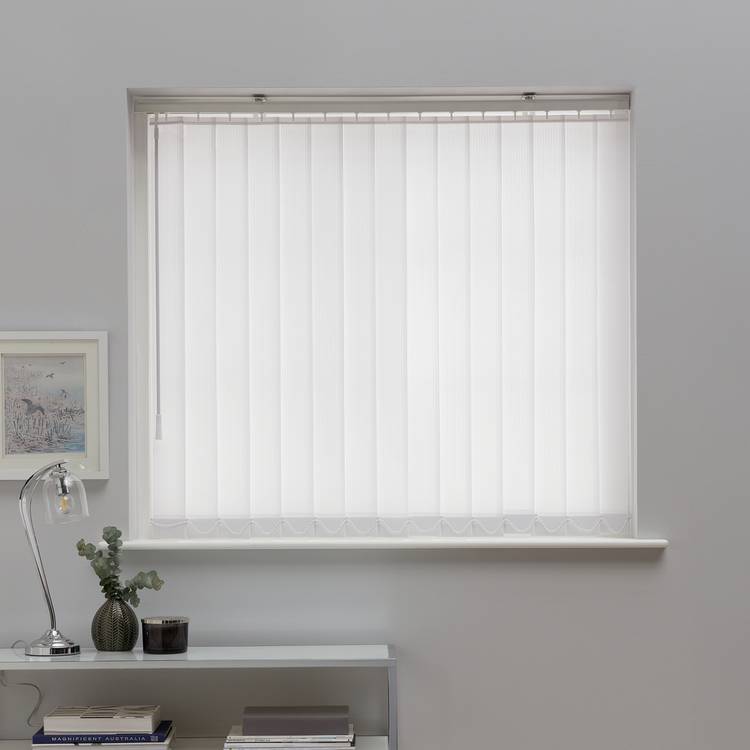 Argos Home white vertical blind 90cm (British brand)