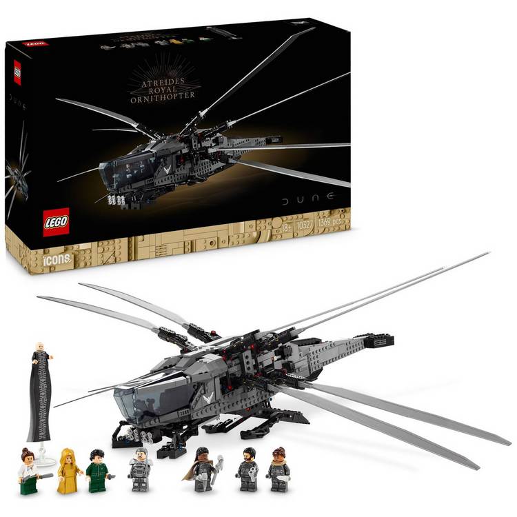LEGO Dune Atreides Royal Ornithopter building set - British product