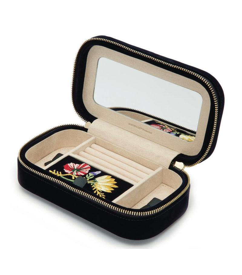 WOLF Zoe travel jewellery case (British brand)