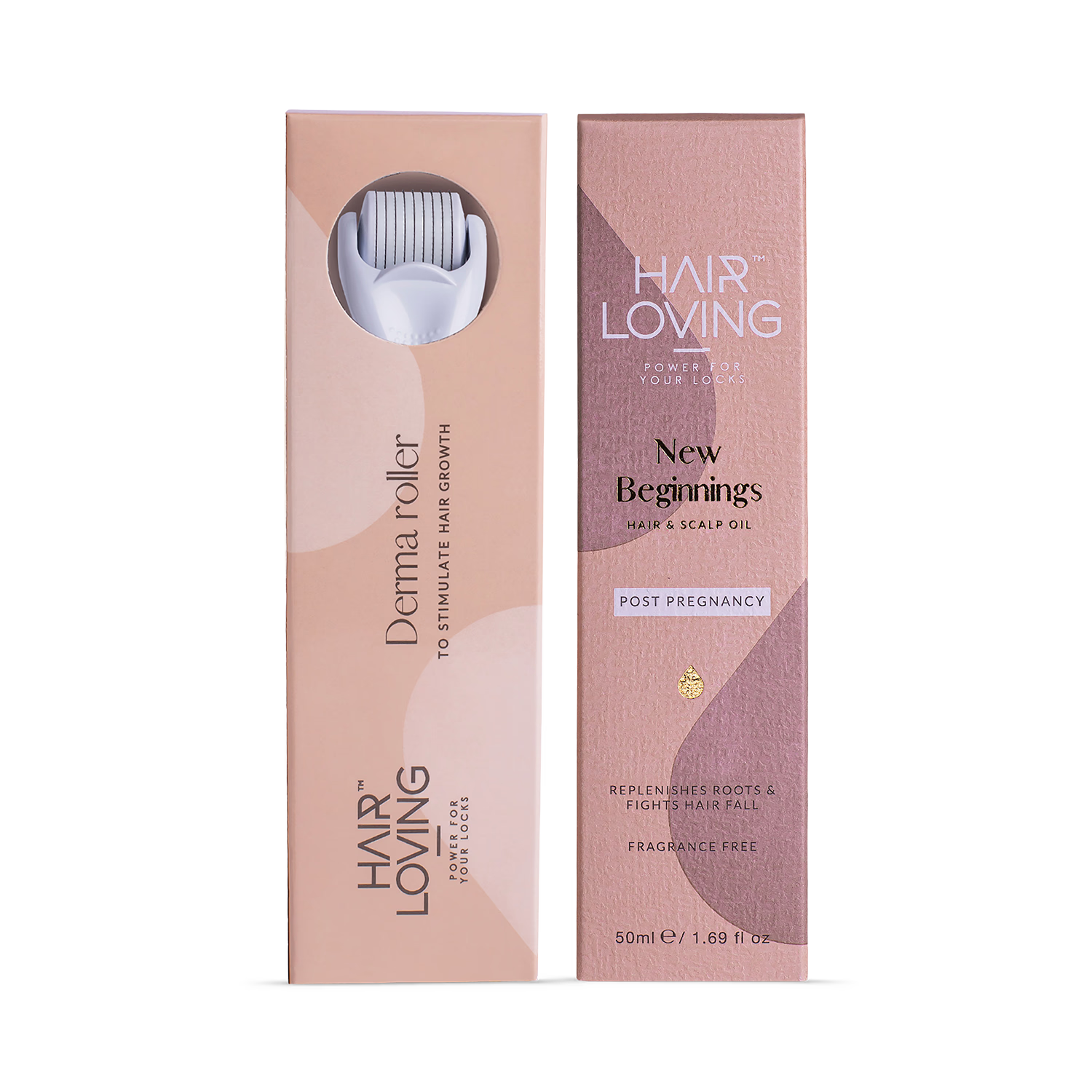 Hair Loving hair regrowth bundle 50ml oil and derma roller - British product