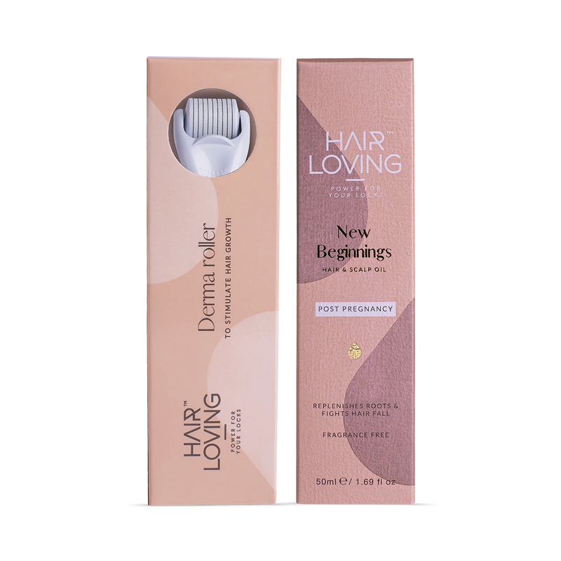 Hair Loving hair regrowth bundle 50ml oil and derma roller - British product