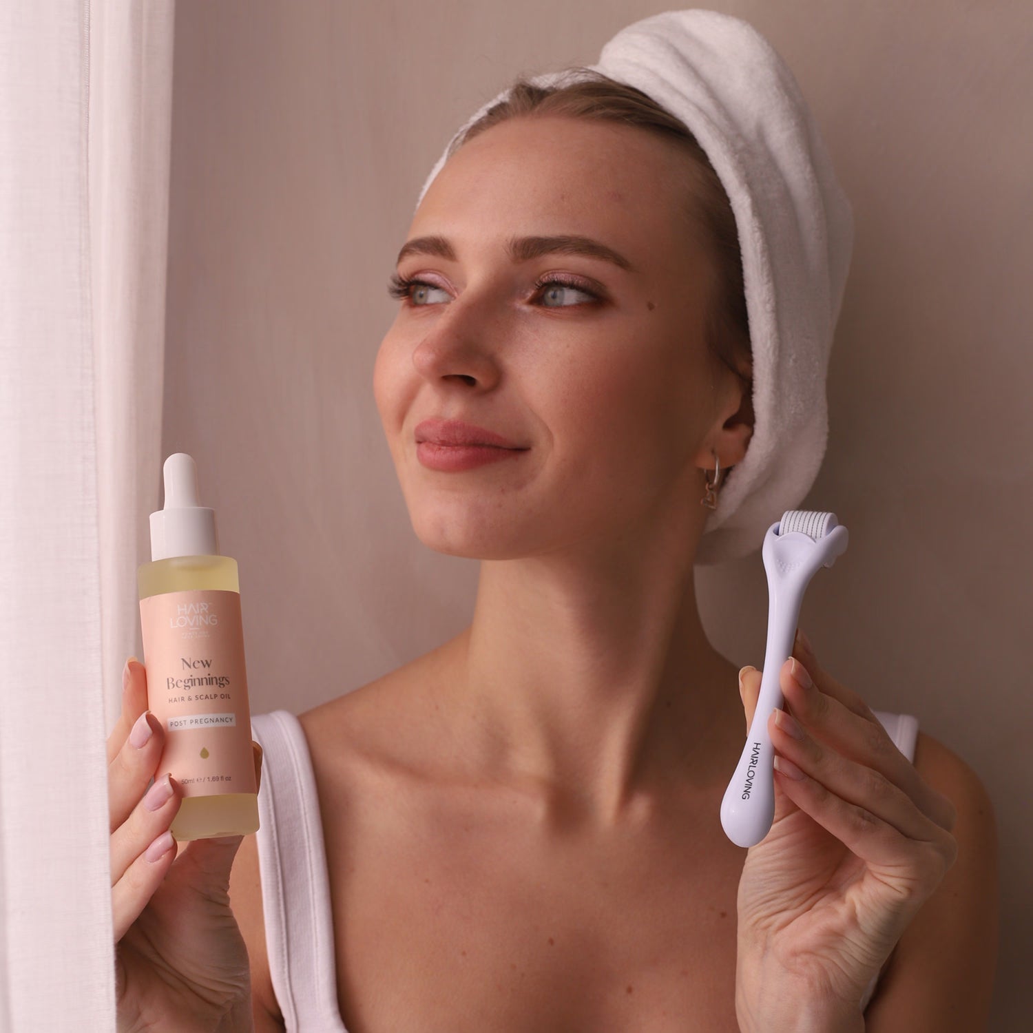 Hair Loving hair regrowth bundle 50ml oil and derma roller - British product