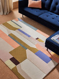 MADE.COM Alonzo wool tufted rug with abstract design (British brand)