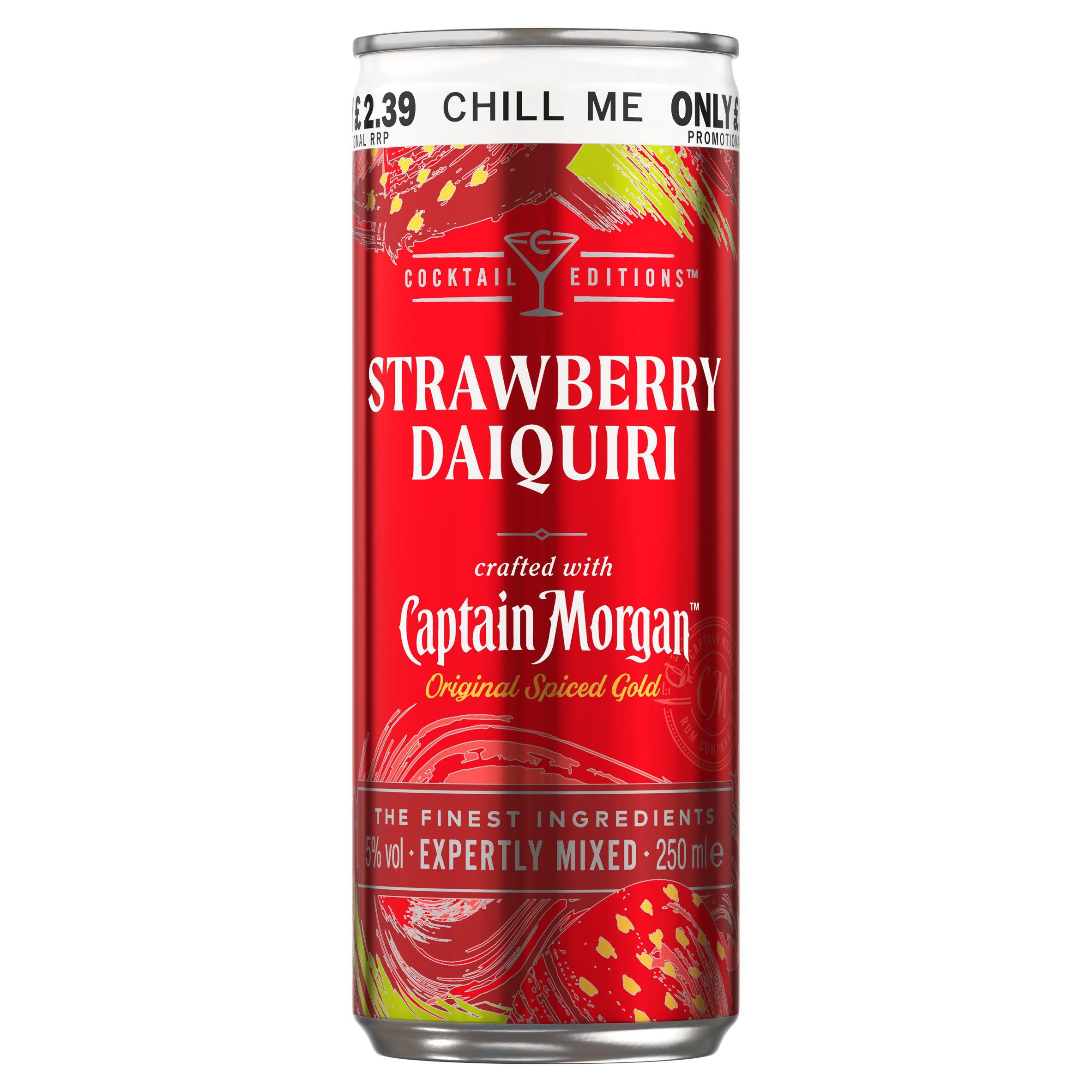 Captain Morgan Strawberry Daiquiri 250ml GOODS Sainsburys   