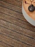 MADE.COM Black Hurley woven jute rug (British brand)