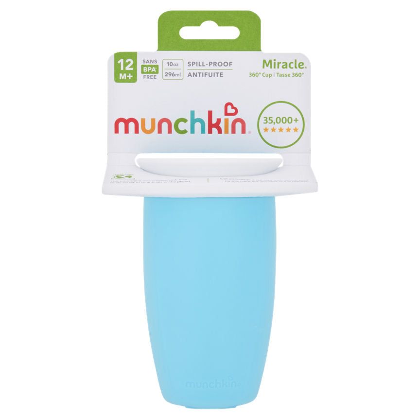 Munchkin Miracle 360 Cup Sippy Cup 12+ Months (Colour may vary) Baby accessories & cleaning ASDA   