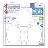 Febreze Cotton Fresh Bathroom Gel Air Freshener 2 x 3 Pack - British product