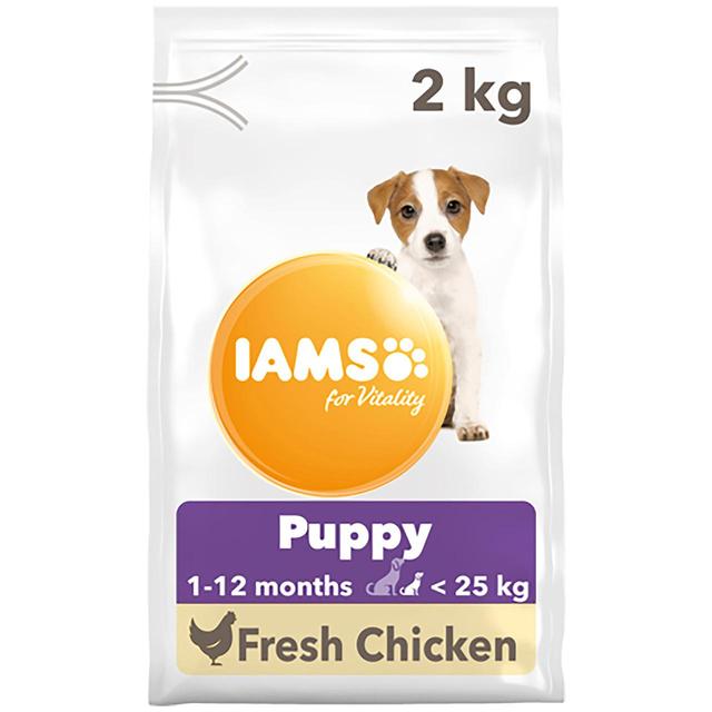 IAMS for Vitality Puppy Food Small/Medium Breed with Fresh Chicken   2kg GOODS M&S   