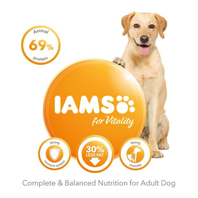 IAMS for Vitality Adult Dog Food Light in Fat With Fresh Chicken   2kg